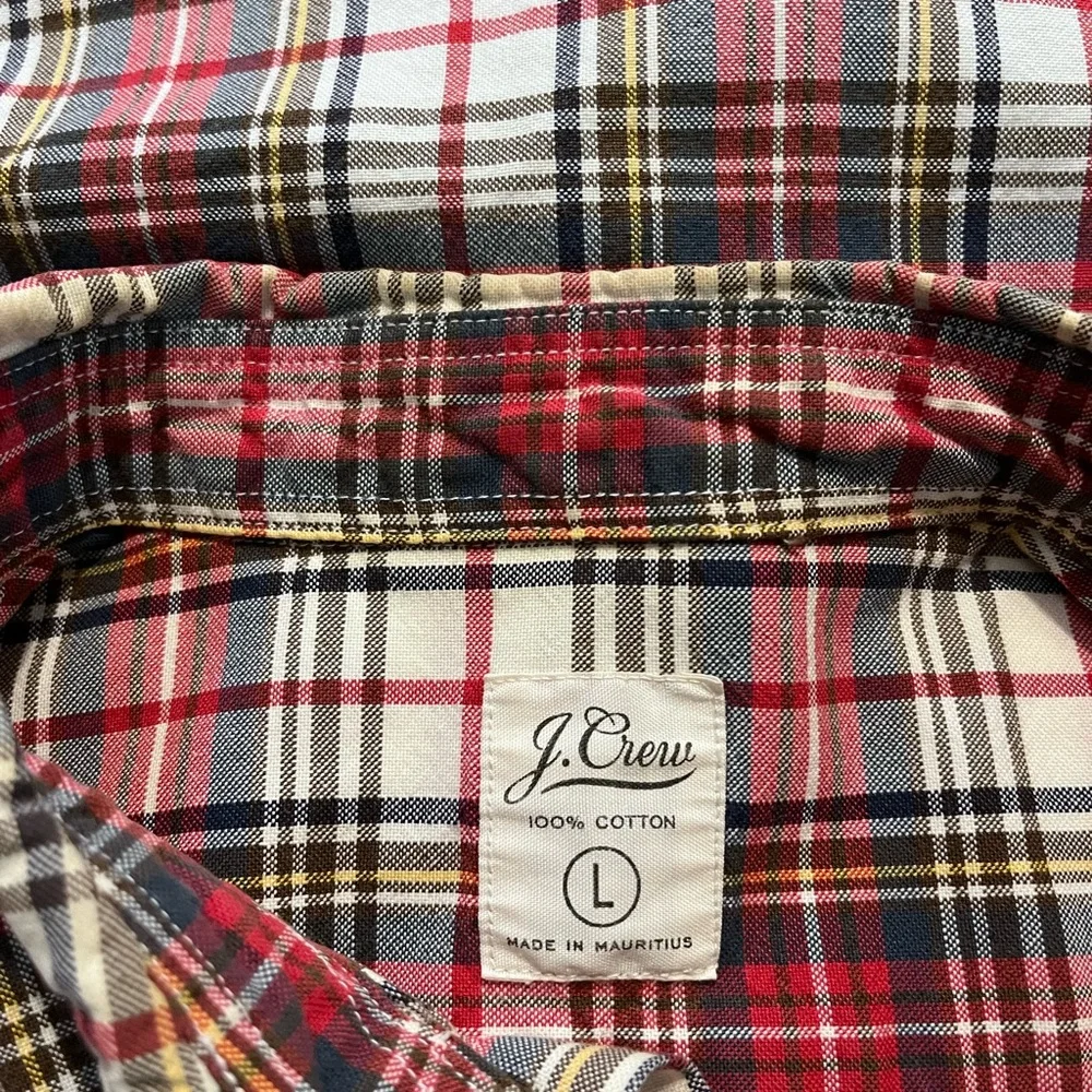 J.Crew plaid dress shirt